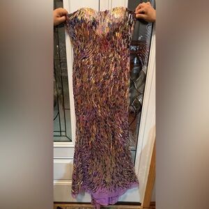 Sherri Hill Lavender Sequin Gown